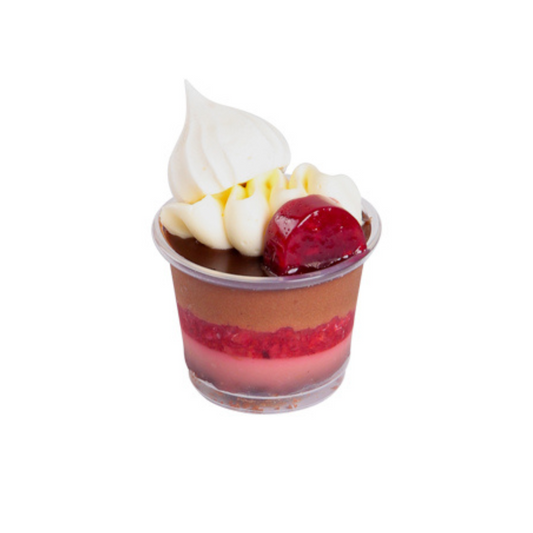 Chocolate & Raspberry Verrine (18pcs)